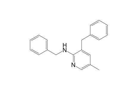 5-Methyl-N,3-bis(phenylmethyl)-2-pyridinamine
