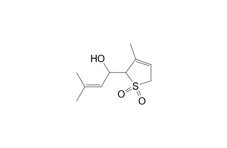 1-(1,1-diketo-3-methyl-2,5-dihydrothiophen-2-yl)-3-methyl-but-2-en-1-ol