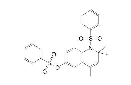2,2,4-trimethyl-1-(phenylsulfonyl)-1,2-dihydro-6-quinolinyl benzenesulfonate