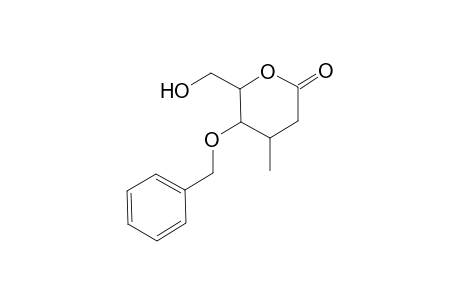 1-Oxa-4-methyl-5-benzyloxy-6-hydroxymethylcyclohexa-2-one