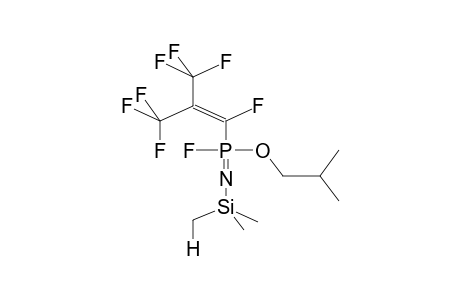 O-ISOBUTYL-N-TRIMETHYLSILYL(PERFLUOROISOBUT-1-ENYL)FLUOROIMIDOPHOSPHONATE