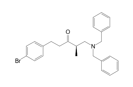 (+)-(2R)-5-(4-Bromophenyl)-1-(dibenzylamino)-2-methylpentan-3-one