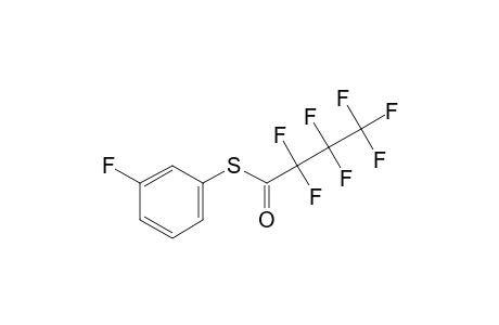 3-Fluorothiophenol, S-heptafluorobutyryl-