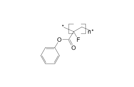 Poly(alpha-fluoroacrylic phenyl ester)