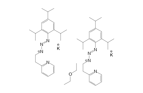 bis-[potassium (syn-E)N-(2,6-diisopropylphenyl)-N'-(2-pyridylethyl)triazenide]diethyl ether