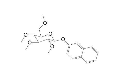 .beta.-1-(2-Naphthyloxy)-2,3,4,6-tetra-O-methyl-D-glucopyranose