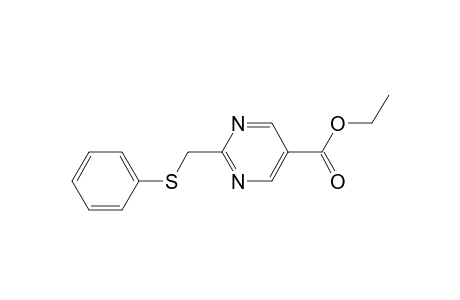 2-[(phenylthio)methyl]-5-pyrimidinecarboxylic acid ethyl ester