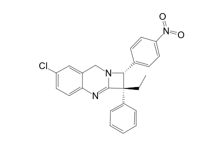 cis-6-Chloro-2-ethyl-1-(4-nitrohenyl)-2-phenyl-1,2-dihydroazeto[2,1-b]quinazoline