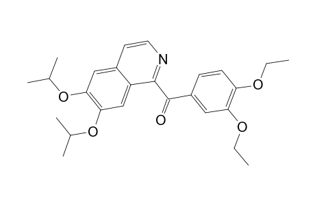 (3,4-Diethoxyphenyl)(6,7-diisopropoxy-1-isoquinolinyl)methanone