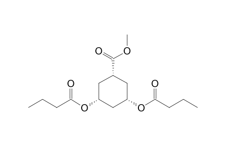 cis,cis-3,5-Dibutanoyloxy-1-(methoxycarbonyl)cyclohexane