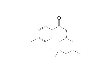 1'-(4''Methylphenyl)-2'-(3,5,5-trimethyl-2-cyclohexen-1-ylidene)-1'-ethanone