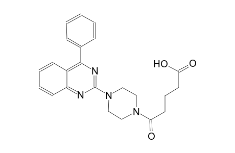 1-piperazinepentanoic acid, delta-oxo-4-(4-phenyl-2-quinazolinyl)-