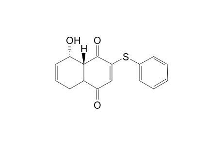 (4aR*,5R*)-1,4-Dioxo-5-hydroxy-3-phenylsulfanyl-1,4,4a,5,8,8a-hexahydronaphthalene