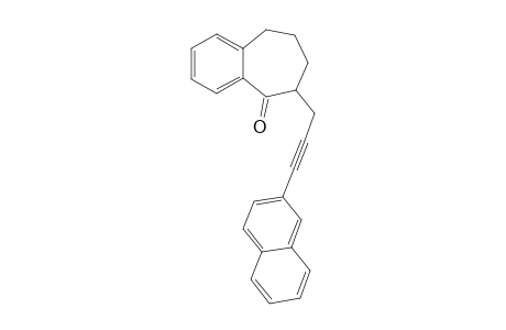 3-[3-(2-oxobicyclo[5.4.0]undecatrien-3-yl)prop-2-yn-1-yl]naphthlene