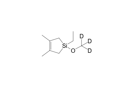 1-Ethyl-1-methoxy-D3-3,4-dimethyl-1-silacyclopent-3-ene