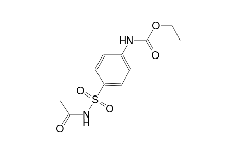 ethyl 4-[(acetylamino)sulfonyl]phenylcarbamate