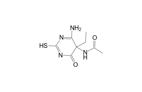 N-(5-Ethyl-4-imino-6-oxo-2-thioxohexahydro-5-pyrimidinyl)acetamide