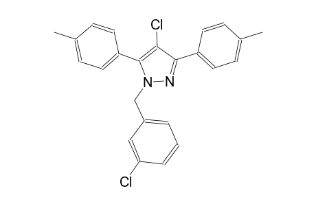 4-chloro-1-(3-chlorobenzyl)-3,5-bis(4-methylphenyl)-1H-pyrazole