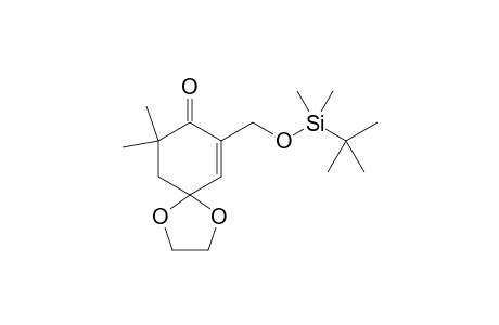 4,4-Ethylenedioxy-2-t-butyldimethylsiloxymethyl-6,6-dimethylcyclohex-2-en-1-one