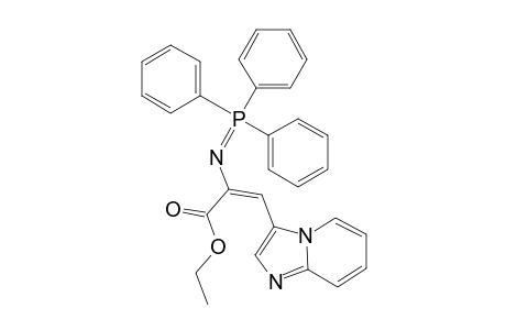 Ethyl .alpha.-[(Triphenylphosphoranylidene)amino]-.beta.-(imidazo[1,2-a]pyridin-3-yl)propenoate