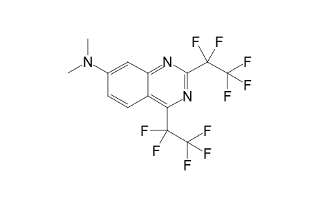 N,N-Dimethyl-2,4-bis(perfluoroethyl)quinazolin-7-amine