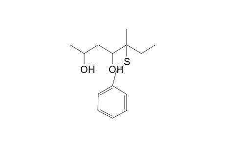 (2SR,4SR,5RS)-5-methyl-5-benzylsulfanyl)heptane-2,4-diol