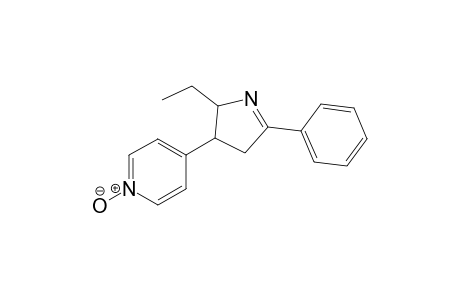 Pyridine, 4-(2-ethyl-3,4-dihydro-5-phenyl-2H-pyrrol-3-yl)-, N4-oxide