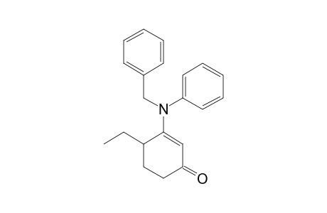 3-(N-Benzylanilino)-4-ethylcyclohex-2-enone