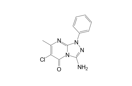3-Amino-6-chloro-7-methyl-1-phenyl-[1,2,4]triazolo[4,3-a]-pyrimidin-5(1H)-one