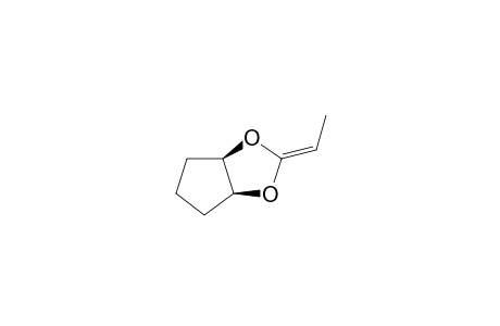 (3aR,6aS)-2-ethylidene-4,5,6,6a-tetrahydro-3aH-cyclopenta[d][1,3]dioxole