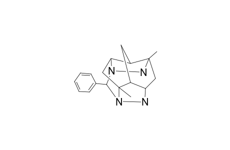 6,11-DIMETHYL-13-PHENYL-1,7,8,12-TETRA-AZAPENTACYCLO-[5.5.1.1(2,6).0(3,11).0(5,9)]-TETRADECANE