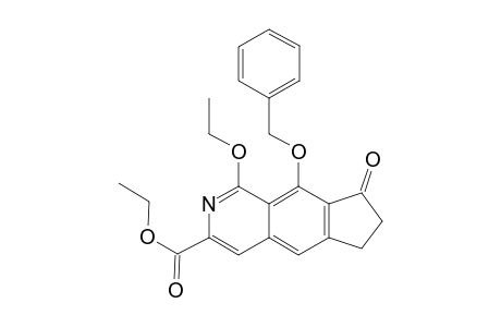 9-(BENZYLOXY)-1-ETHOXY-3-(ETHOXYCARBONYL)-7,8-DIHYDRO-6H-CYCLOPENTA-[G]-ISOQUINOLIN-8-ONE