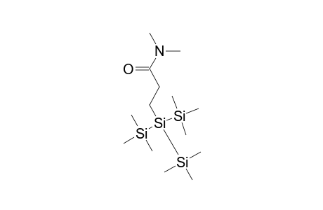 N,N-DIMETHYL-3-[TRIS-(TRIMETHYLSILYL)-SILYL]-PROPANAMIDE