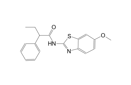 N-(6-methoxy-1,3-benzothiazol-2-yl)-2-phenylbutanamide