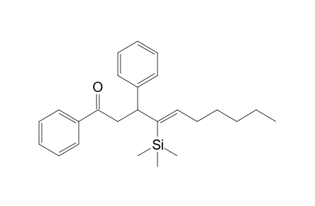 (Z)-1,3-Diphenyl-4-trimethylsilyl-4-decen-1-one