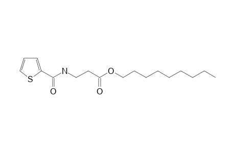 .beta.-Alanine, N-(thiophene-2-carbonyl)-, nonyl ester