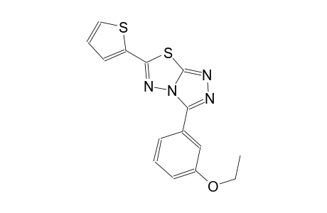 3-(3-ethoxyphenyl)-6-(2-thienyl)[1,2,4]triazolo[3,4-b][1,3,4]thiadiazole