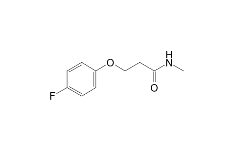 3-(p-fluorophenoxy)-N-methylpropionamide