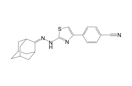 4-((2-Adamantanylidenehydrazinyl)thiazol-4-yl)benzonitrile