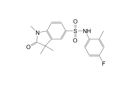 1H-indole-5-sulfonamide, N-(4-fluoro-2-methylphenyl)-2,3-dihydro-1,3,3-trimethyl-2-oxo-