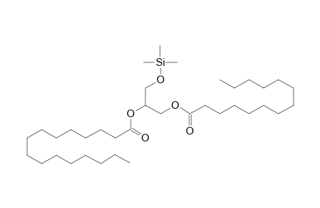 Glycerol <1-myristate-2-palmitate->, mono-TMS