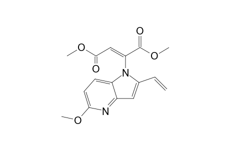 (Z)-2-(2-ethenyl-5-methoxy-1-pyrrolo[3,2-b]pyridinyl)-2-butenedioic acid dimethyl ester