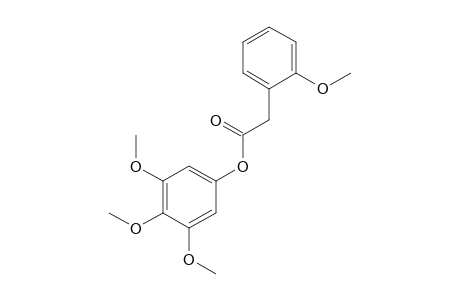 (o-METHOXYPHENYL)ACETIC ACID, 3,4,5-TRIMETHOXYPHENYL ESTER