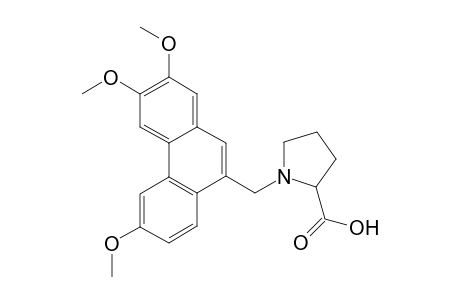 1-((2,3,6-trimethoxyphenanthren-9-yl)methyl)pyrrolidine-2-carboxylic acid