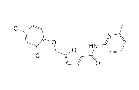 5-[(2,4-dichlorophenoxy)methyl]-N-(6-methyl-2-pyridinyl)-2-furamide