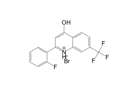 4-Hydroxy-2-(2'-fluorophenyl)-7-(trifluoromethyl)quinolinium bromide