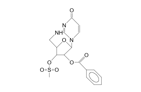 2,5'-Imino-1-(2-O-benzoyl-3-O-methylsulfonyl-B-D-arabinofuranosyl)-uracil
