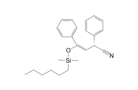 (R)-3-[(Dimethylhexylsilyl)oxy]-2,4-diphenyl-3-butenenitrile