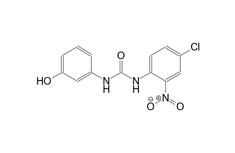 N-(4-chloro-2-nitrophenyl)-N'-(3-hydroxyphenyl)urea