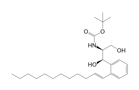 (2S,3R)-2-(tert-Butoxycarbonylamino)-3-(dodec-1-enylphenyl)propane-1,3-diol